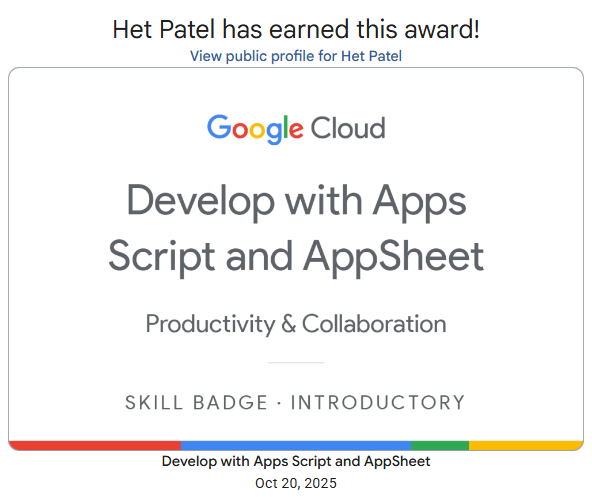 Apps Script Badge